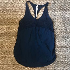 Lululemon tank Navy size 4